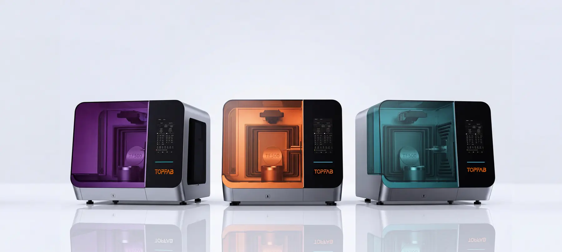 TOPFAB TF500 in three color variants
